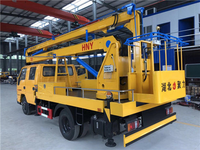 湖北福田43米高空作業車價格解析及產品圖片，兼談清洗吸污車選購要點